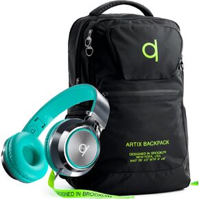 ARTIX CL750 Foldable Noise Isolating On Ear Headphones Comfortable Laptop Travel Backpack