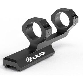 UUQ Cantilever Picatinny Scope Mount, Lightweight Aluminum, Offset Dual Ring One-Piece Scope Mount