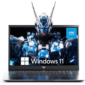 18.5"Laptop Computer with Windows 11 PRO,8000 mAh Battery,Intel N150 Quad-Core Processor UP to 3.6GHZ,16GB DDR4 RAM 512GB SSD,WiFi 5,Full HD IPS Display,2025 Laptops for Work Business Office Student