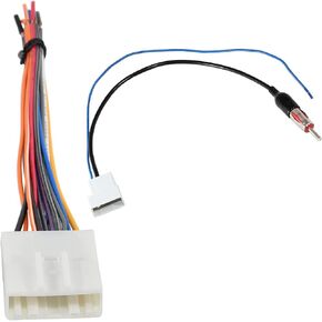 RED WOLF Aftermarket Radio Stereo Wire Harness Radio Antenna Adapter Fit Nissan Frontier/Pathfinder/Titan 2008-2020, Infinit QX60/G37 2010-2014
