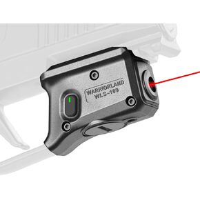 WARRIORLAND Red Laser Sight Tailored Fit P365X Macro Beam Sight, Trigger Guard Laser with Ambidextrous On/Off Switch & Power Indicator, WLS-109