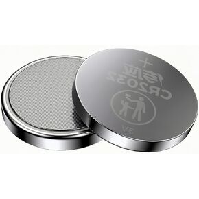 CR2032 Graphene Battery for Ring Door Sensor Battery Replaceable – 20% Longer Life, Easy to Install, Premium Graphene Technology (2-Pack)