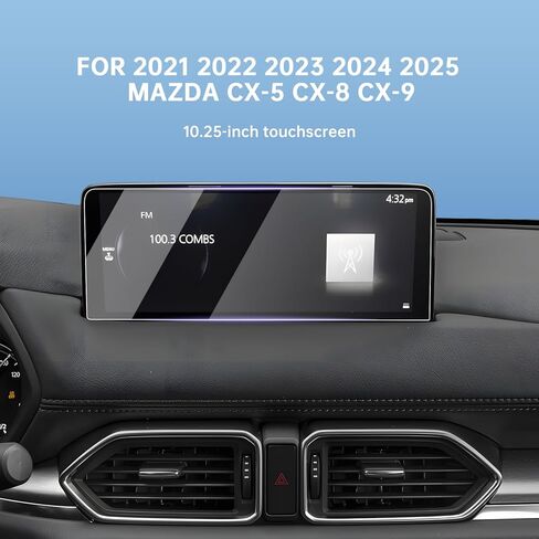 LUWU 2025 MAZDA CX70 CX90 شاشة واقي الشاشة لعام 2024 2025 MAZDA CX90 (HYBRID)/2025 MAZDA CX-70 (Hybrid) Accessories 2025 MAZDA CX90 CX70 12.3 بوصة شاشة NANO Plastic Touchcreen (W/O) in Kuwait