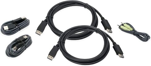 IOGEAR DisplayPort, USB KVM Cable Kit with Audio (TAA), 6-Foot G2L902UTAA3 in Saudi Arabia