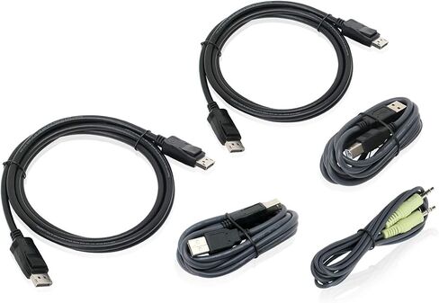IOGEAR DisplayPort, USB KVM Cable Kit with Audio (TAA), 6-Foot G2L902UTAA3 in Saudi Arabia