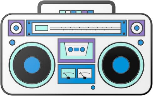 ​​​​PopSockets Phone Grip with Expanding Kickstand, Enamel - Mix Tape in Saudi Arabia