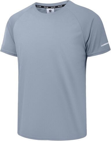 Holure Men's Mesh Quick-Dry Short Sleeve Workout T-Shirt in Kuwait