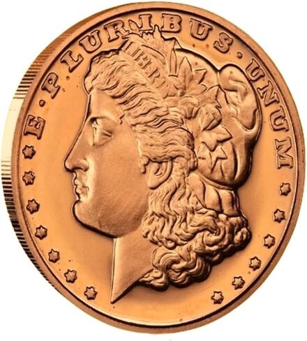 20 Walking Liberty .999 Fine Pure Copper Round/Challenge Coins in Coin Tube in Kuwait