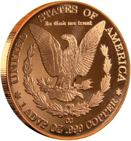 20 Walking Liberty .999 Fine Pure Copper Round/Challenge Coins in Coin Tube in Kuwait