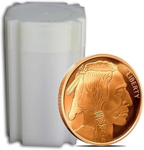 20 Walking Liberty .999 Fine Pure Copper Round/Challenge Coins in Coin Tube in Saudi Arabia