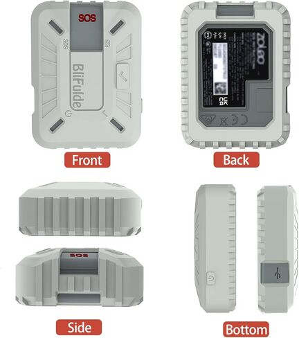 Silicone Protective Case for ZOLEO Satellite Communicator, Shockproof & Durable, Grey‌(Case Only) in Saudi Arabia