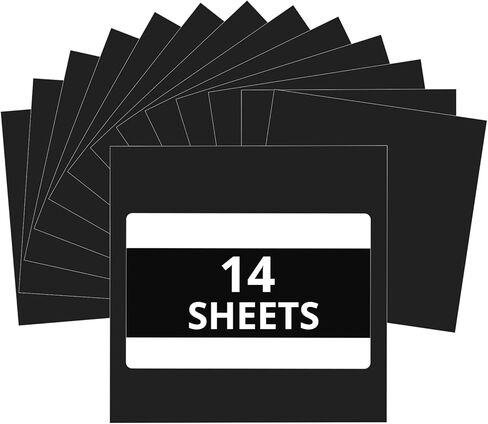 HTVRONT 70 Permanent Vinyl Sheets - Multi Color 12 x 12 inches Permanent Adhesive Vinyl Sheets, Permanent Vinyl Bundle for Craft Projects, Party Decor in Kuwait