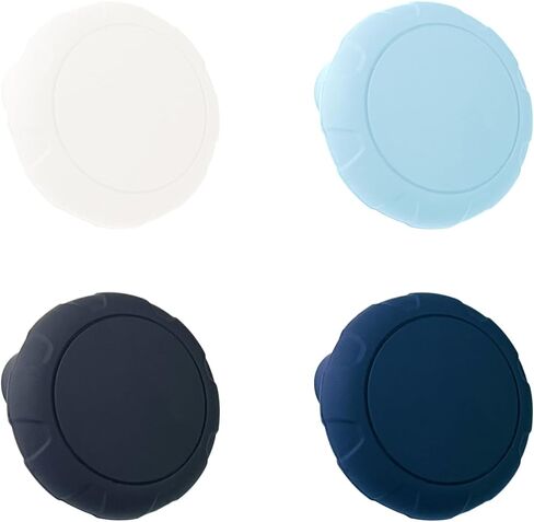 Silicone Case for Apple AirTag GPS Tracker Holder with Invisible Pin Waterproof Anti Lost Hidden Air Tag Case for Kids and The Elderly (Black, White, Navy, Blue) in Kuwait
