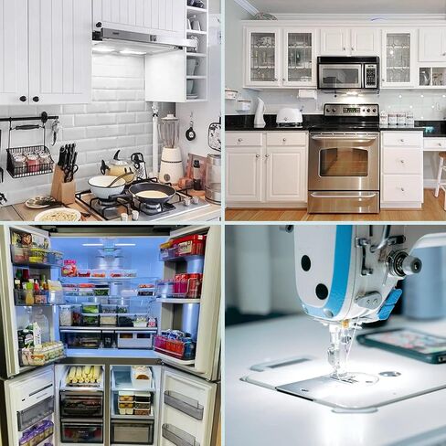E17 LED LED Dimmable ، e17 القاعدة الوسيطة ، T7 4W 40W مكافئ المتوهج ، ضوء النهار 6000K ، مناسب لأجهزة الموقد ، غطاء المدى ، الثلاجة ، الميكروويف فوق استبدال لمبة الموقد (2 pack) in Kuwait