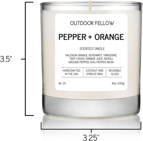 Tomato Vine Luxury Scented Candle, 40+ Hour Burn Time, Coconut & Apricot Wax Blend, Best Smelling Luxury Tomato Candle for Home, (8oz) in Saudi Arabia