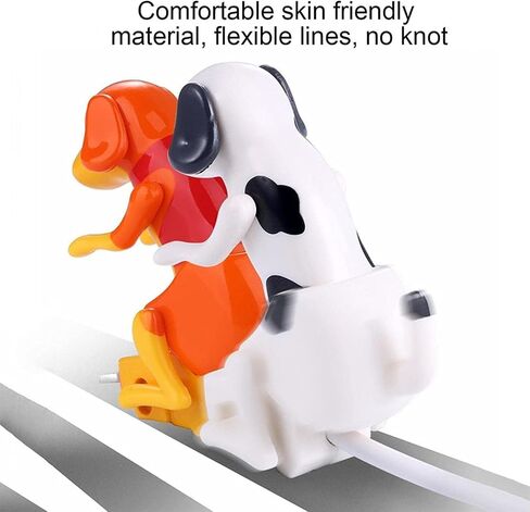 Dog Humping Phone Charger,Dog Phone Charger,Humping Dog USB,Humping/Anxiety Dog Charger Android,Dog Toy Smartphone USB Cable Charger,for iPhone Type-C Various Models Phones(White,for iPhone) in Saudi Arabia