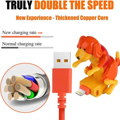 Dog Humping Phone Charger,Dog Phone Charger,Humping Dog USB,Humping/Anxiety Dog Charger Android,Dog Toy Smartphone USB Cable Charger,for iPhone Type-C Various Models Phones(White,for iPhone) in Saudi Arabia