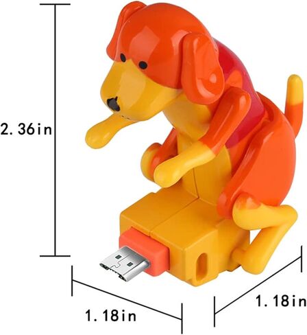 Dog Humping Phone Charger,Dog Phone Charger,Humping Dog USB,Humping/Anxiety Dog Charger Android,Dog Toy Smartphone USB Cable Charger,for iPhone Type-C Various Models Phones(White,for iPhone) in Saudi Arabia