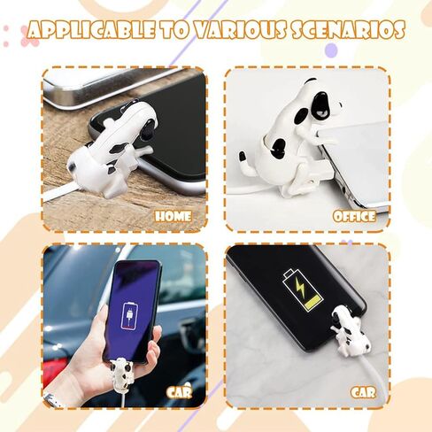 Dog Humping Phone Charger,Dog Phone Charger,Humping Dog USB,Humping/Anxiety Dog Charger Android,Dog Toy Smartphone USB Cable Charger,for iPhone Type-C Various Models Phones(White,for iPhone) in Saudi Arabia