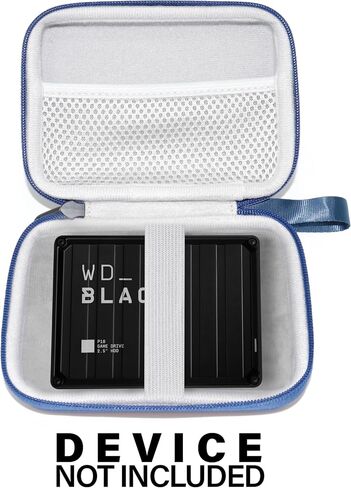 حالة CaseSack لمحرك لعبة WD_BLACK 6TB 1TB/ 2TB/ 4TB/ 5TB/ 6TB P10 ، محرك أقراص ثابتة خارجي محمول (أزرق) in Kuwait