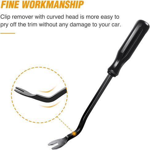 GOOACC 3 Pcs Clip Pliers Set & Fastener Remover - Auto Upholstery Combo Repair Kit with Storage Bag for Car Door Panel Dashboard in Saudi Arabia
