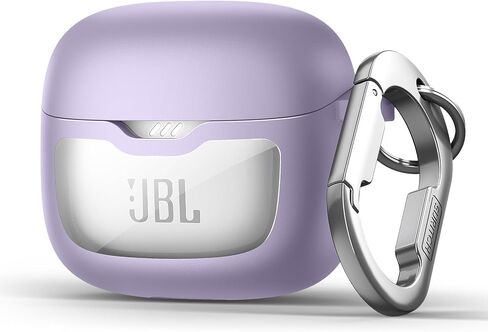 SURITCH Magnetic Bumper Case Compatible with JBL Tune Flex Earbuds, Rugged Shockproof Protective Covers for JBL Tune Flex with Magnetic Lid Lock & Carabiner & Cleaning Kit & Removal Tool, Black in Saudi Arabia
