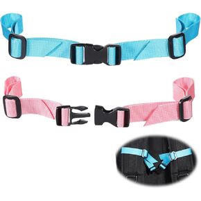 2 Pack Universal Backpack Chest Strap, Adjustable Replacement Backpack Sternum Strap Chest Harness Secures Chest Belt with Quick Release Buckle Outdoor Backpack Accessories
