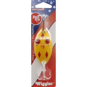 Eppinger 8817 Wiggler, Yellow Red/Diamonds