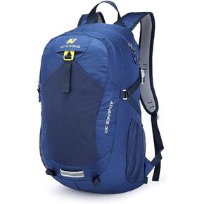 30L Lightweight Folding Backpack Waterproof Hiking Daypack for Camping Traveling and Outdoor Activities (Blue)