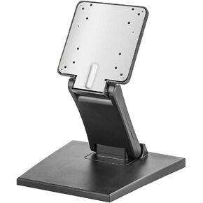 Adjustable Foldable Single Monitor Mount, Low Profile VESA Monitor Desk Mount 75x75mm & 100x100mm, Fits 10-27 Inch LCD Touch Screens
