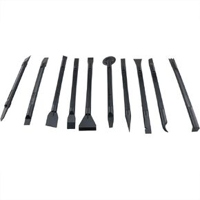 10pcs 145mm أسود ثنائي الاتجاه غير المميز للتفكيك البلاستيكي ، مجموعة أدوات شريط pry anti anti static riknife إصلاح الهاتف المحمول فتح أداة PRY تفكيك أداة صغيرة