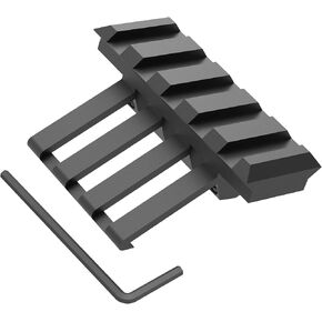 30 Degree Rail Mount 5 Slots Offset Picatinny Weaver Rail for Mounting Laser/Mini Red Dot/Flashlight (1pc)