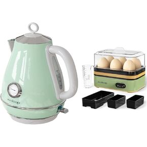 Electric Tea Kettle with Rapid Egg Cooker