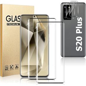 2+2 Pack Galaxy S23 Ultra Privacy Screen Protector and Camera Lens Protector,9H hardness Tempered Glass, 3D Full Coverage, Fingerprint Unlock, Easy to install For Samsung Galaxy S23 Ultra 6.8 Inch