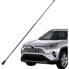 Anina 15" Stainless Steel Antenna Mast for 1980-2022 Toyota RAV4 Sienna 4 Runner Ford F150 Super Duty Car Washproof Antenna for Radio Signal Reception