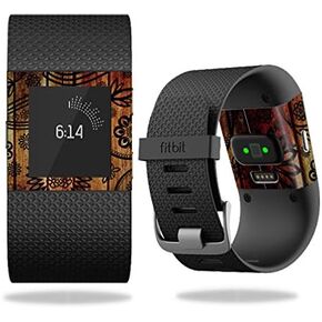 MightySkins Skin Compatible with Fitbit Surge Cover Skins Sticker Watch Wooden Floral