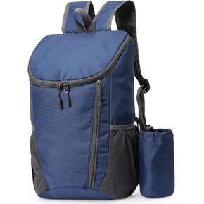 WRTEE HIKING DAYPACK ، PRIDE WATER LIGHTUELITY حقيبة ظهر قابلة للتعبئة للتخييم في الهواء الطلق المحمولة - Blue 20L -Blue