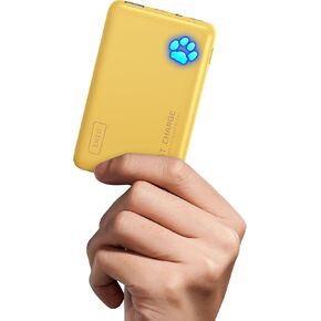 INIU Portable Charger, 22.5W 10000mAh Slim Power Bank, Fast Charging Mini Battery Pack, Travel Trip Accessories Flight Cruise Ship Essentials for College Students Travelers Teen Boys Girls, Yellow
