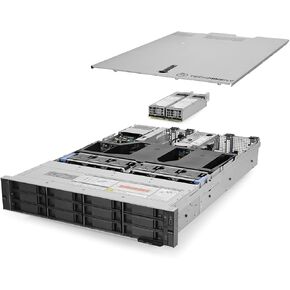 TechMikeNY Server 3.60Ghz 16-Core 128GB 2X 200GB SSD H755 PowerEdge R750xs (Renewed)