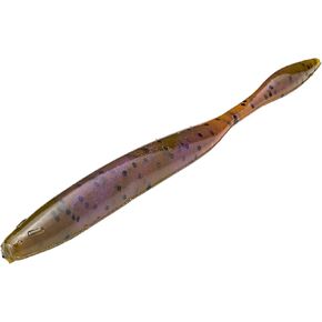 Strike King KVD Dream Shot Soft Bait Worm Fishing Lure, 4.25", Hinged Tail