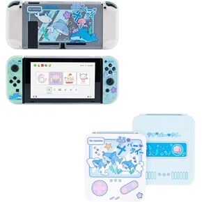 GeekShare Switch Protective Case & Game Card Case Compatible with Nintendo Switch-Shark Shark