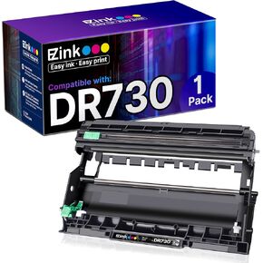 E-Z Ink Compatible Drum Unit Replacement for Brother DR 730 Drum Unit Compatible with HL-L2350DW HL-L2395DW HL-L2390DW HL-L2370DWXL MFC-L2750DW MFC-L2710DW DCP-L2550DW Printer (1 Drum Not Toner)