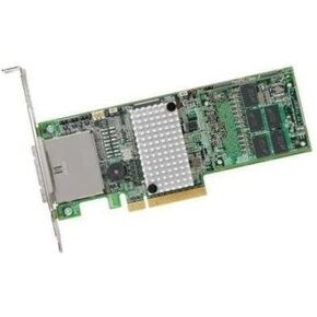 LSI Logic 8-Port Ext. ، 6GB/S SATA+SAS ، PCIE 2.0 ، 1GB DDRIII ؛ في الصندوق: السيد SAS 9285-8E ، ف