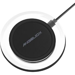 Wireless Charger, 10W Fast Wireless Charging Pad - Qi Compatible with Samsung Galaxy S9/S9+/Note 8/S8/S8 Plus, iPhone Xs Max/XR/XS/8/8 Plus, LG V30/G6
