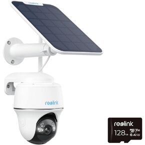 REOLINK 5MP Wireless Security Camera Outdoor with Person/Vehicle Detection, 360° Pan-Tilt View Solar/Battery Operated CCTV Camera, 128GB Storage, Time Lapse, 2-Way Audio, Smart Detection, Argus PT-5MP