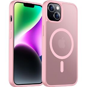 مغناطيسي لـ iPhone 13 Case/iPhone 14 Case ، حالة هاتف متين غير متين غير متين غير مام