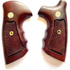 BMPL Hardwood J Frame Square Butt Handgun Grips Compatible Replacement Revolvers Handcraft Handmade Thailand Imported #JS099