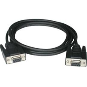 Legrand - C2G DB9 Cable, Black Serial RS232 Cable, 6 Foot Null Modem Cable, Female to Female Null Modem Cord, C2G 52038