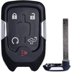 Key Fob Replacement for Chevy Silverado GMC Sierra 1500 2500 3500 2019 2020 2021 2022 2023 HYQ1ES HYQ1EA 3522904 13522854 433 MHz with Tailgate Keyless Entry Remote Control