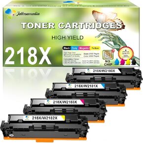 206X Toner Cartridges 4 Pack High Yield (with Chip) Compatible Replacement for HP 206A 206X Toner Works with HP Color Pro MFP M283fdw M283cdw Color Pro M255dw M255nw MFP M282nw M283 M255 Printer
